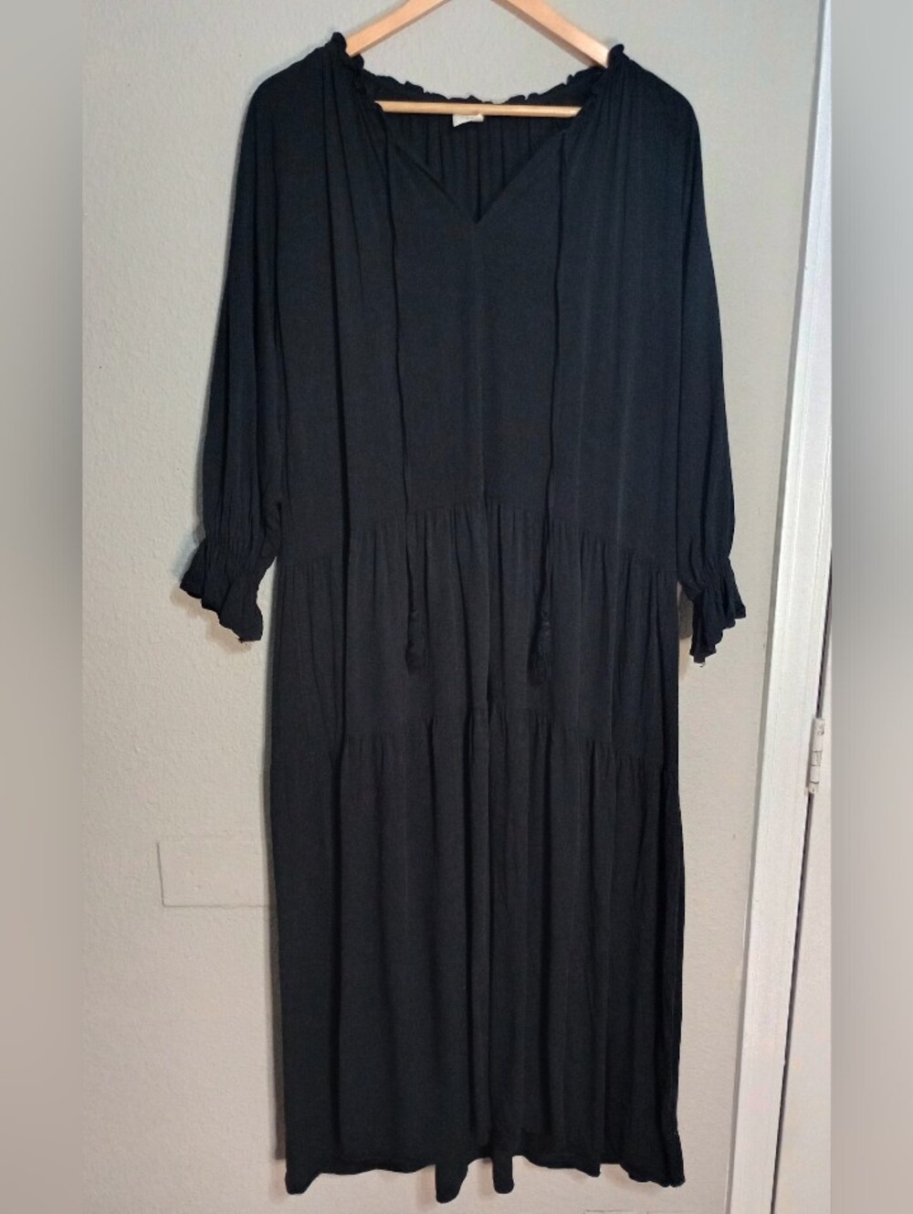 Silk & Salt Spirited Away Gown Flowy Tiered Midi Dress Coastal Witchy Whimsical